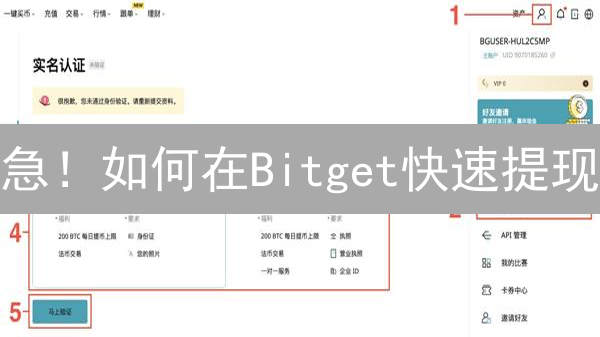 急！如何在Bitget快速提现？提升到账速度的终极指南