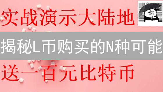 揭秘L币购买的N种可能：新手也能轻松入手的安全指南
