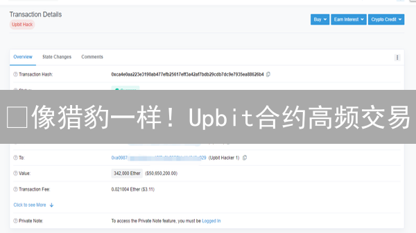 🔥像猎豹一样！Upbit合约高频交易：掘金风暴，你不容错过！💰